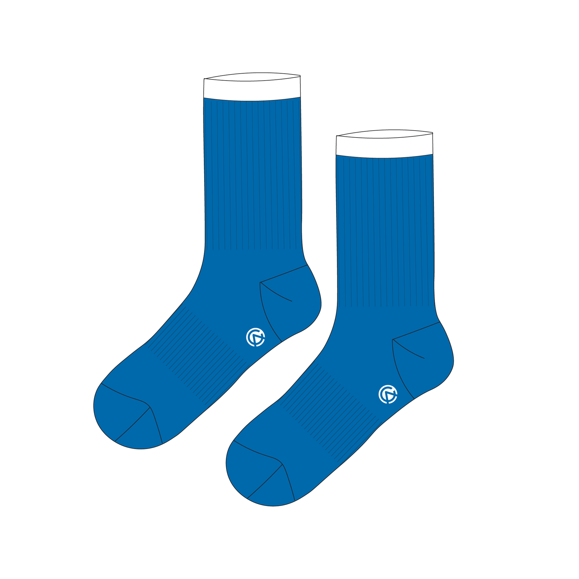 PrimeFit Performance Crew Socks