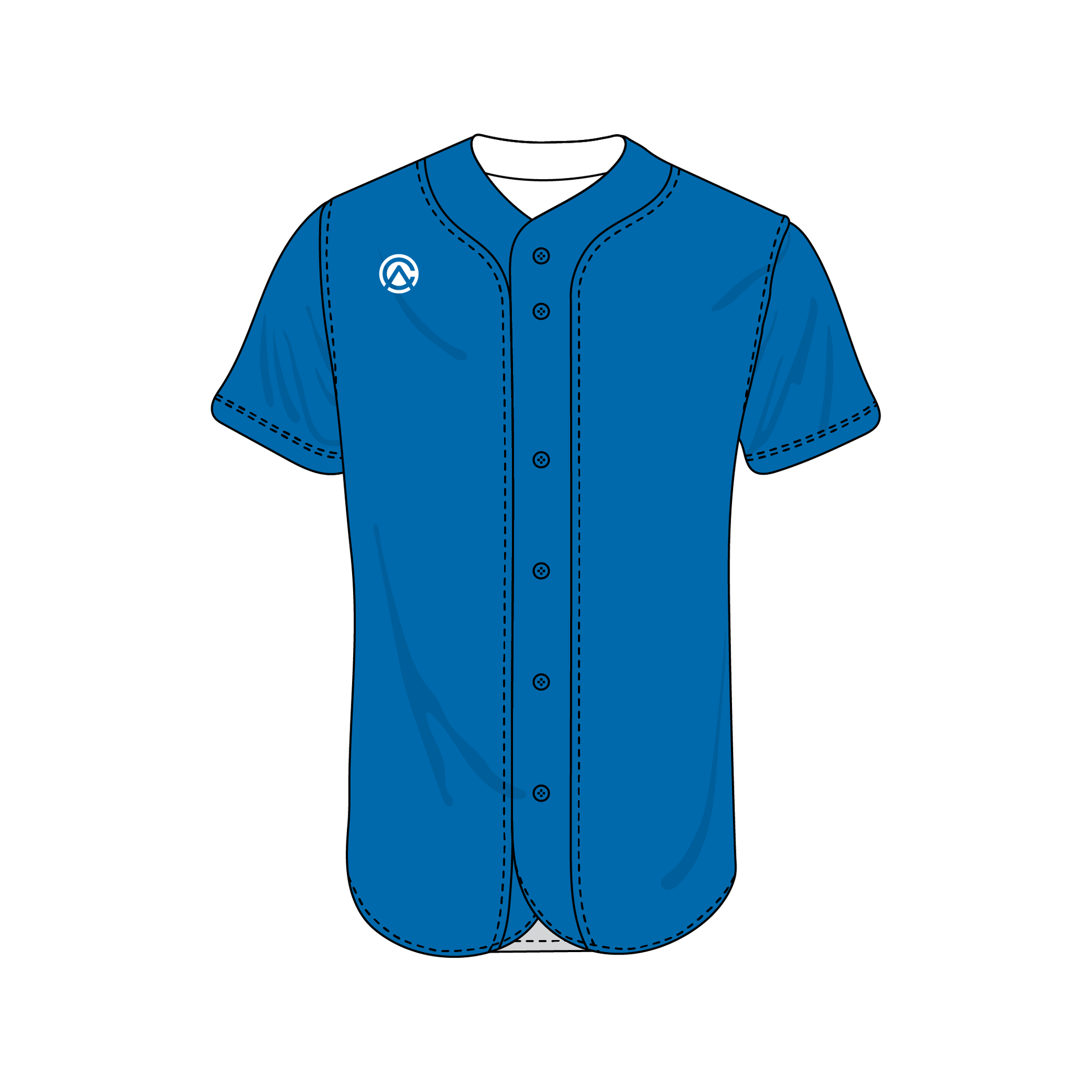 Classic Full Button Baseball Jersey