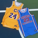 Custom Vintage Mesh V-Neck Basketball Jersey