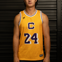 Custom Vintage Mesh V-Neck Basketball Jersey