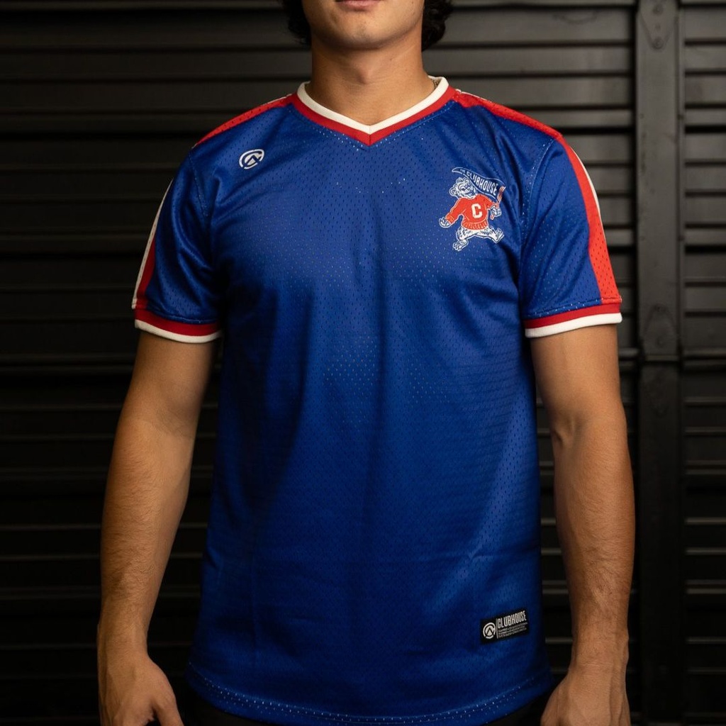 Custom Vintage Mesh V-Neck Pullover Baseball Jersey