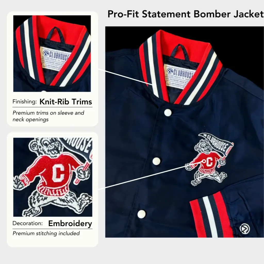 Custom Pro-Fit Statement Bomber Jacket
