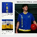 Custom Sublimated Pro-Fit Snap Short-Sleeve Warm Up Jacket