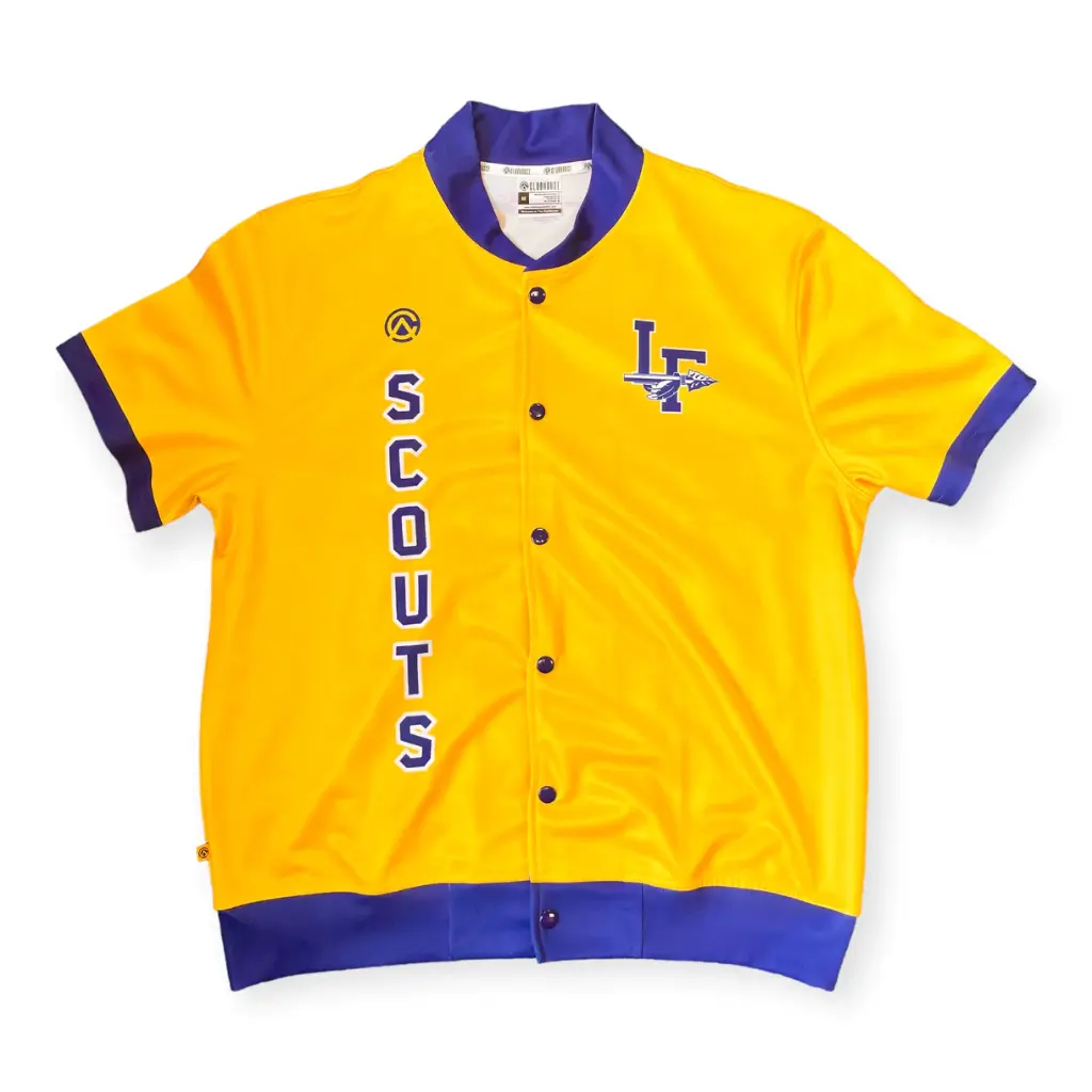 Custom Sublimated Pro-Fit Snap Short-Sleeve Warm Up Jacket