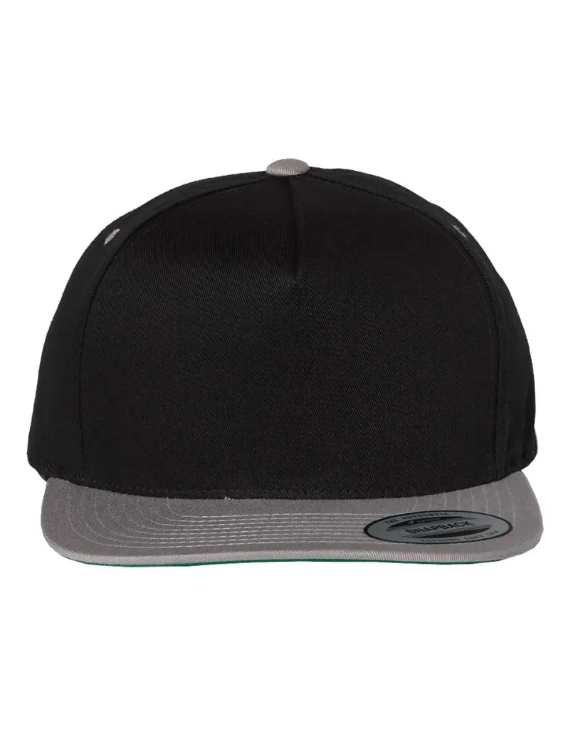 Five-Panel Cotton Twill Snapback Cap (YP Classics)