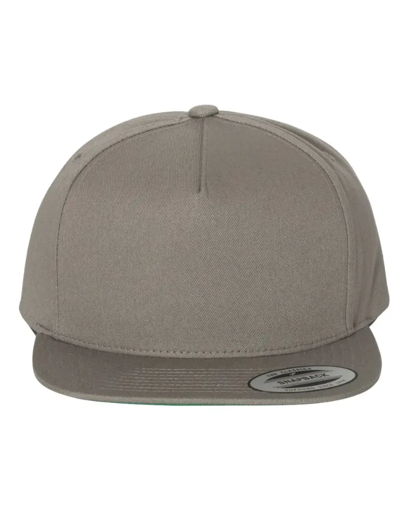 Five-Panel Cotton Twill Snapback Cap (YP Classics)