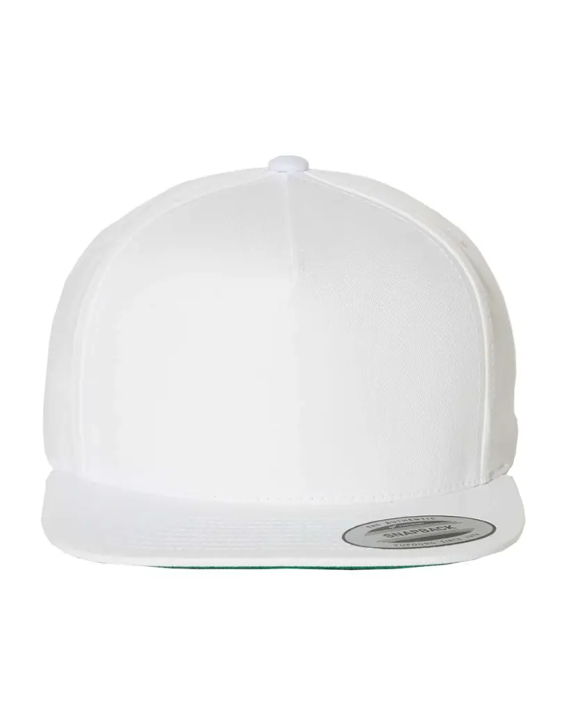 Five-Panel Cotton Twill Snapback Cap (YP Classics)