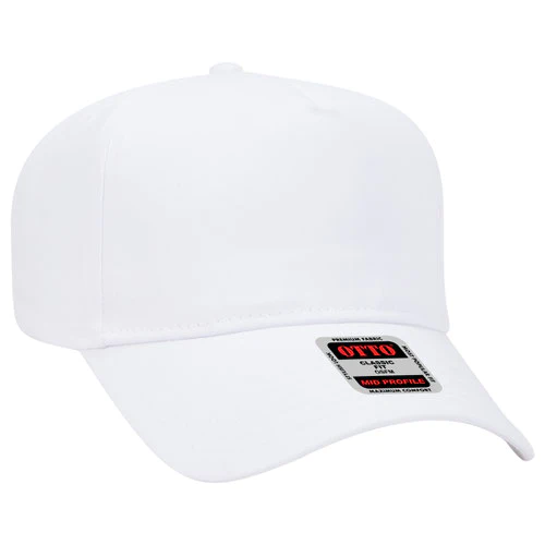 5 Panel Mid Profile Baseball Cap (Otto)