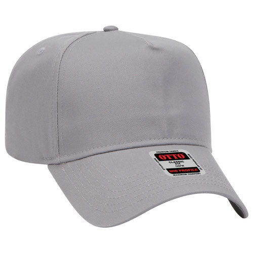 5 Panel Mid Profile Baseball Cap (Otto)