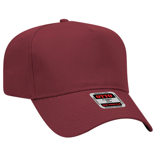 5 Panel Mid Profile Baseball Cap (Otto)
