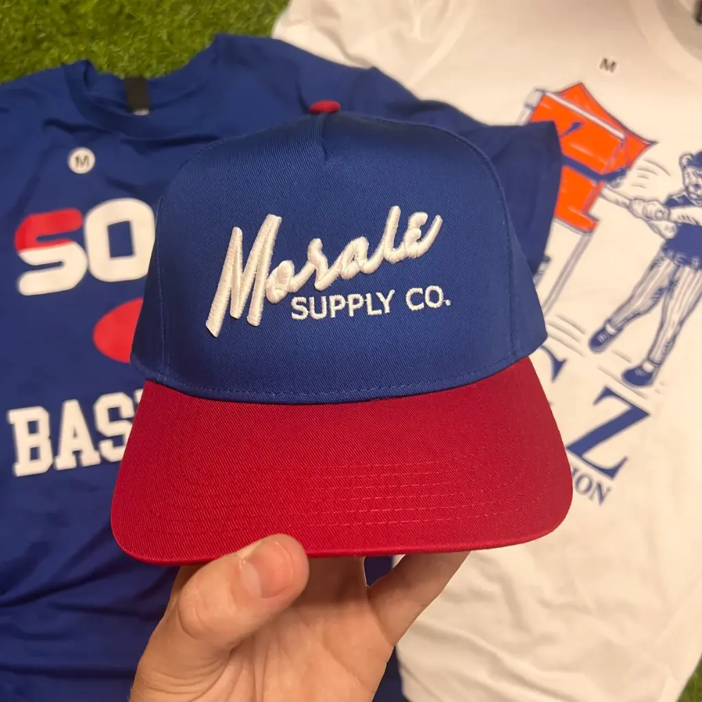 5 Panel Crown Split Mid-Profile Baseball Cap (Otto)