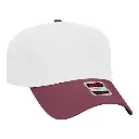 5 Panel Crown Split Mid-Profile Baseball Cap (Otto)