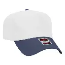 5 Panel Crown Split Mid-Profile Baseball Cap (Otto)
