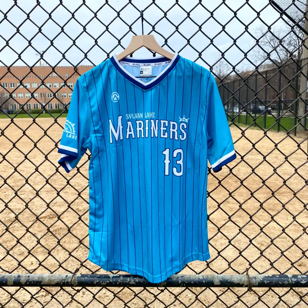 Clubhouse Original: Pinstripe Body V-Neck Baseball Jersey