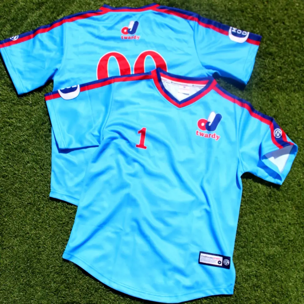 Clubhouse Original: Montreal Vintage V-Neck Baseball Jersey