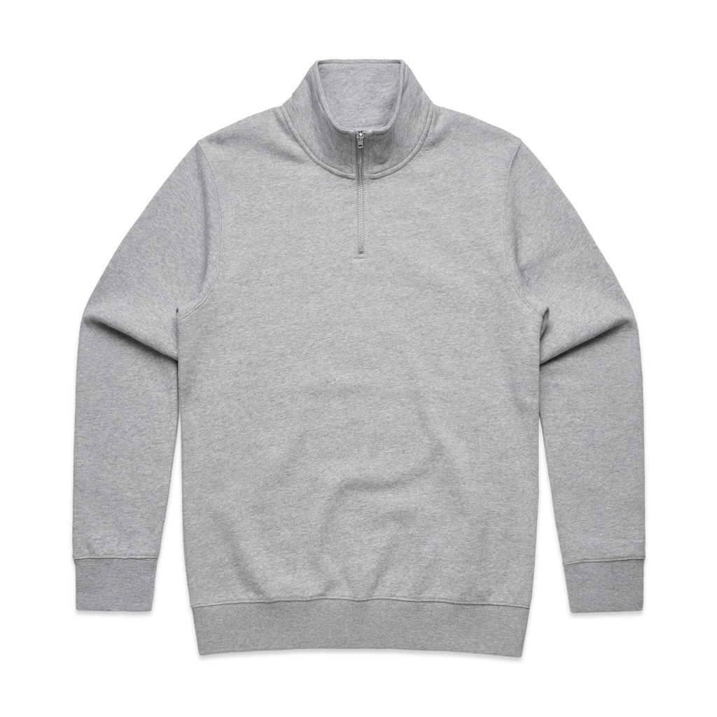 STENCIL HALF ZIP CREW (ASCOLOUR)