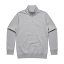 STENCIL HALF ZIP CREW (ASCOLOUR)
