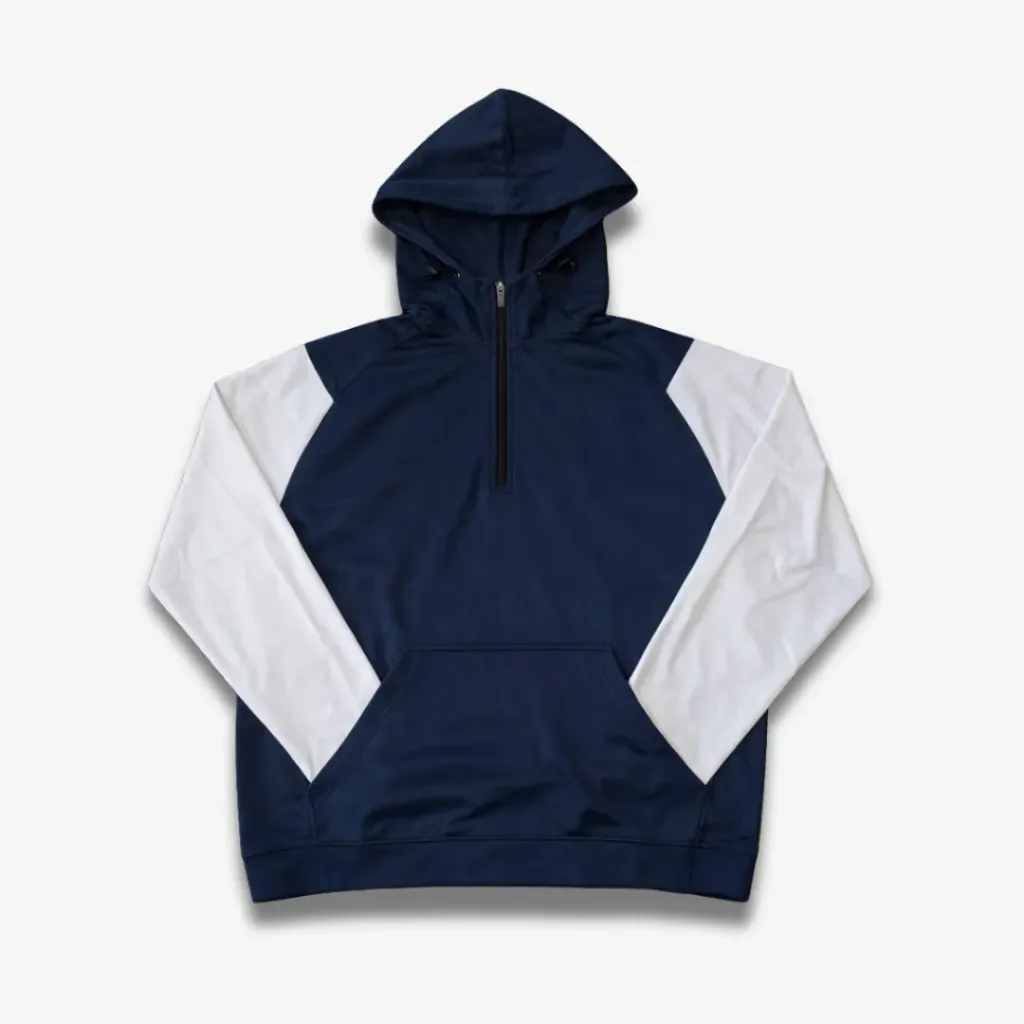 [C9102Z] Custom PrimeFit 1/2 Zip Sideline Performance Hoodie Sweatshirt