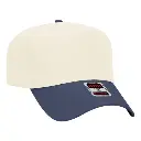 5 Panel Crown Split Mid-Profile Baseball Cap (Otto)