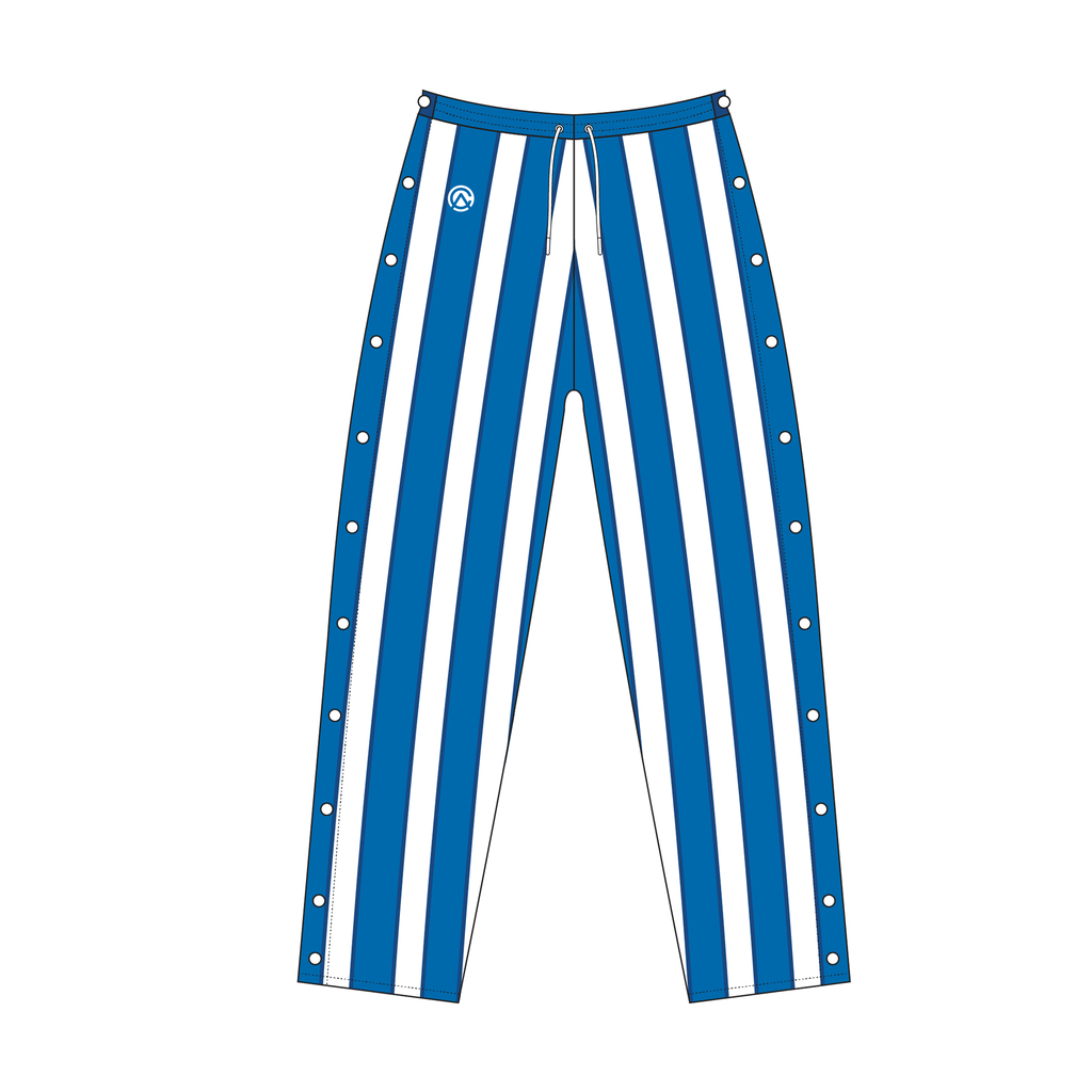 [C9115P] Custom PrimeFit Tear Away Snap Warm-Up Pants
