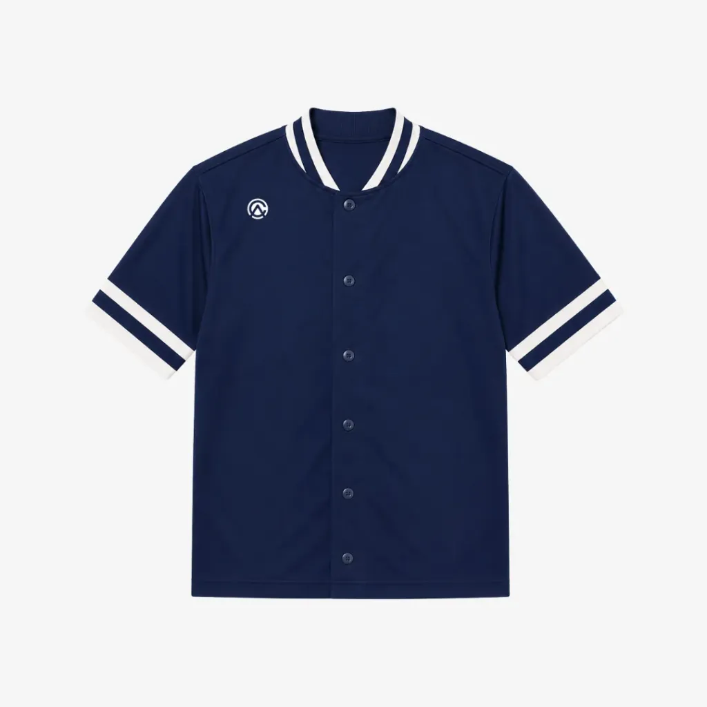 [C9115] PrimeFit Full-Snap Short Sleeve Statement Jacket