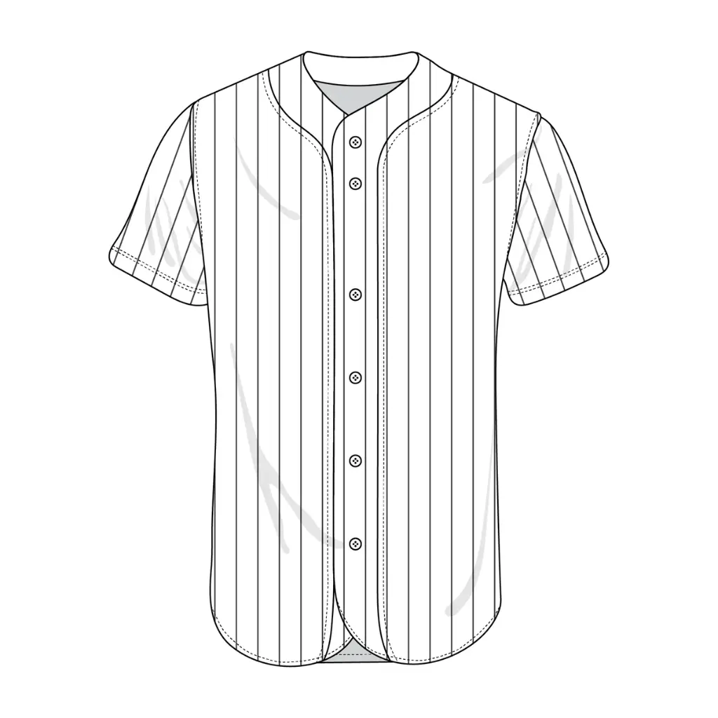 [123-32] Clubhouse Original: Pinstripe Baseball Jersey