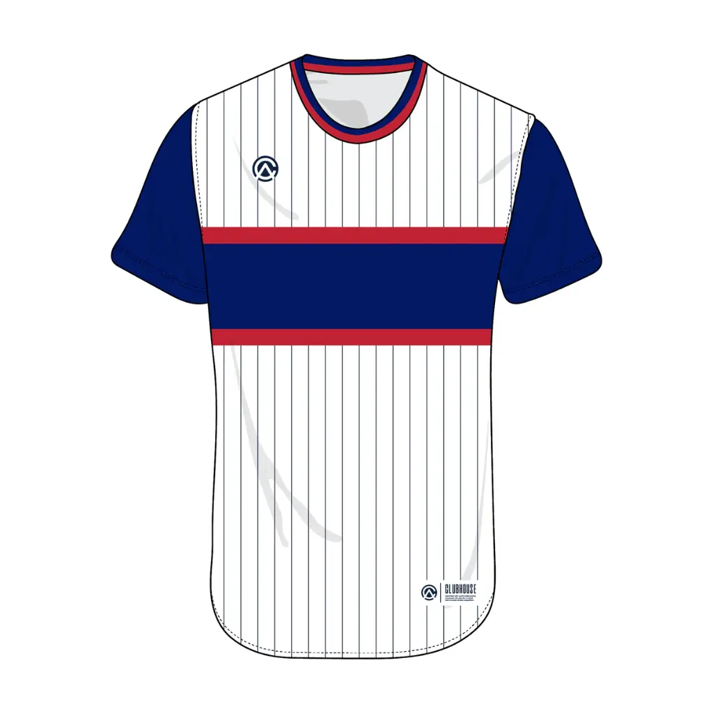 [123-36] Clubhouse Original: Retro Chest Stripe Baseball Jersey