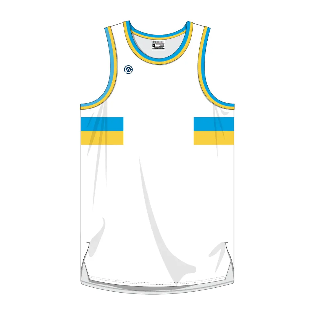 [123-8] Clubhouse Original: Chest Stripe Basketball Jersey