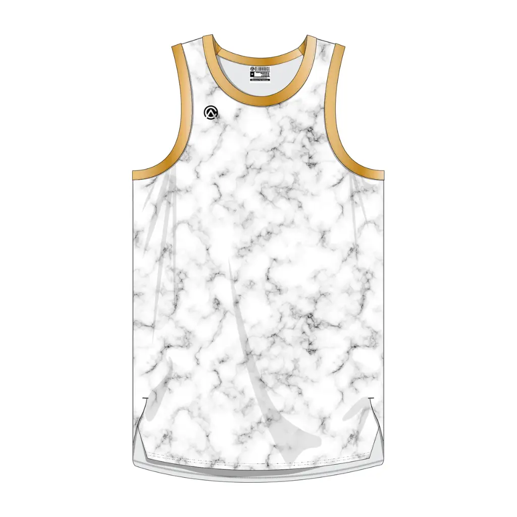 [123-23] Clubhouse Original: Marble Pattern Basketball Jersey