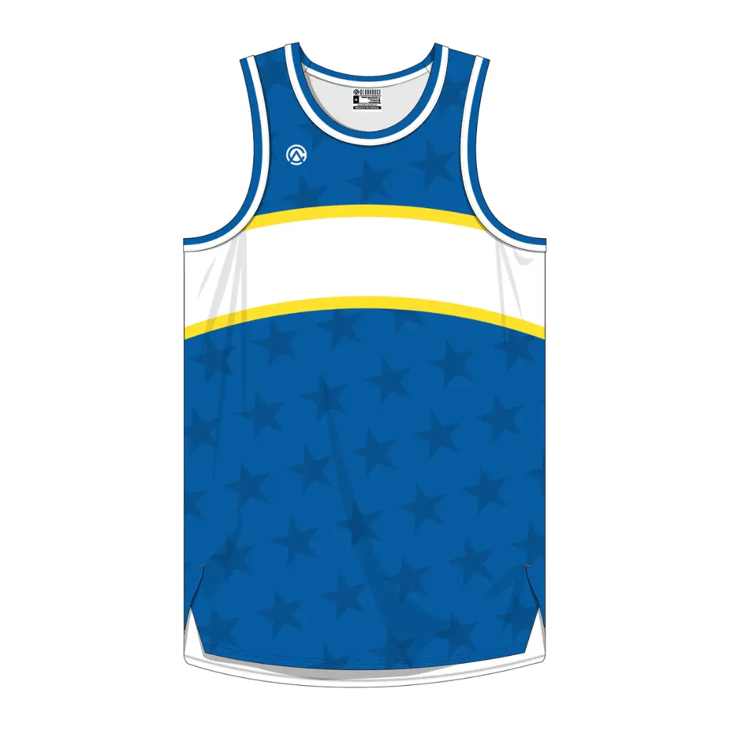[123-40] Clubhouse Original: Seattle Pinstripe Basketball Jersey