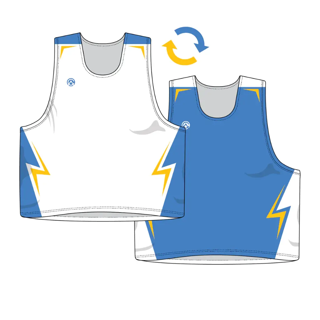 Reversible Lightning Lacrosse Pinnie
