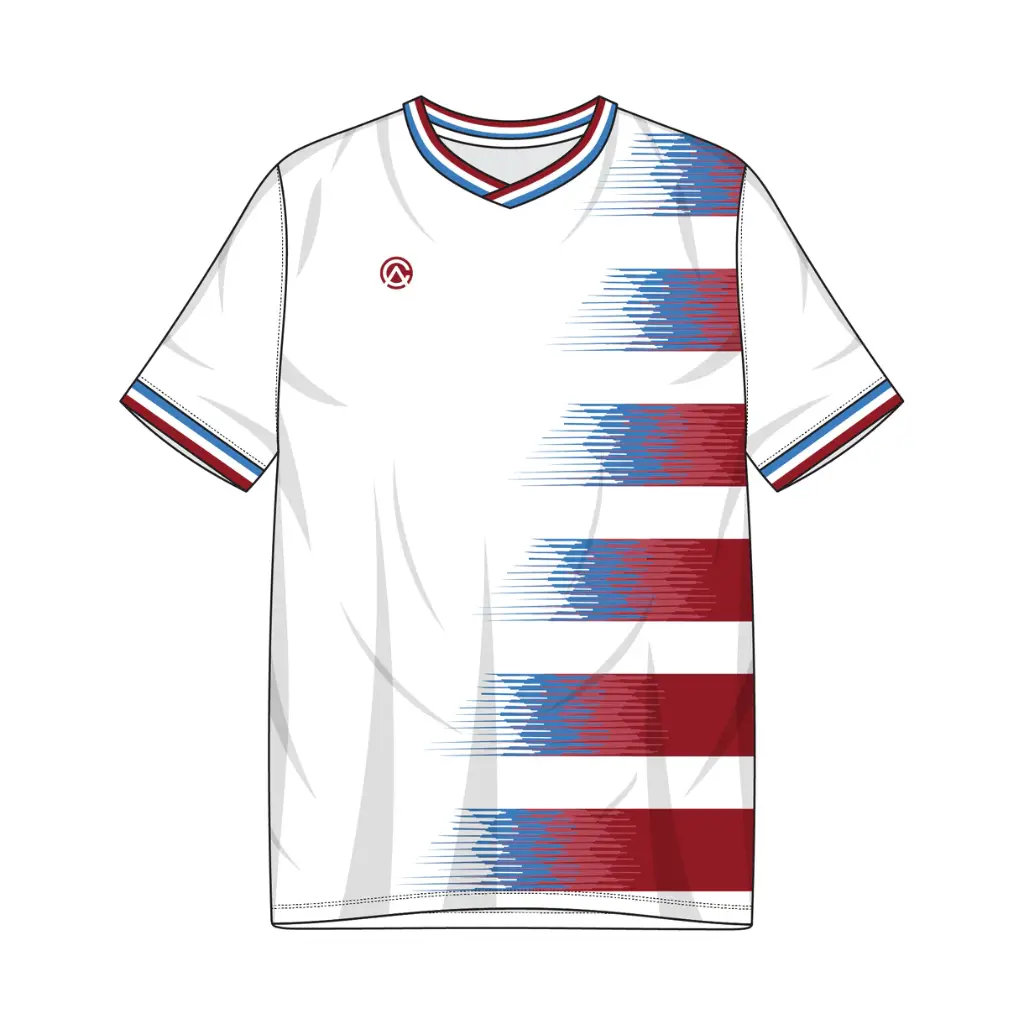 [123-54] Clubhouse Original: USA Fade Stripe Soccer Jersey