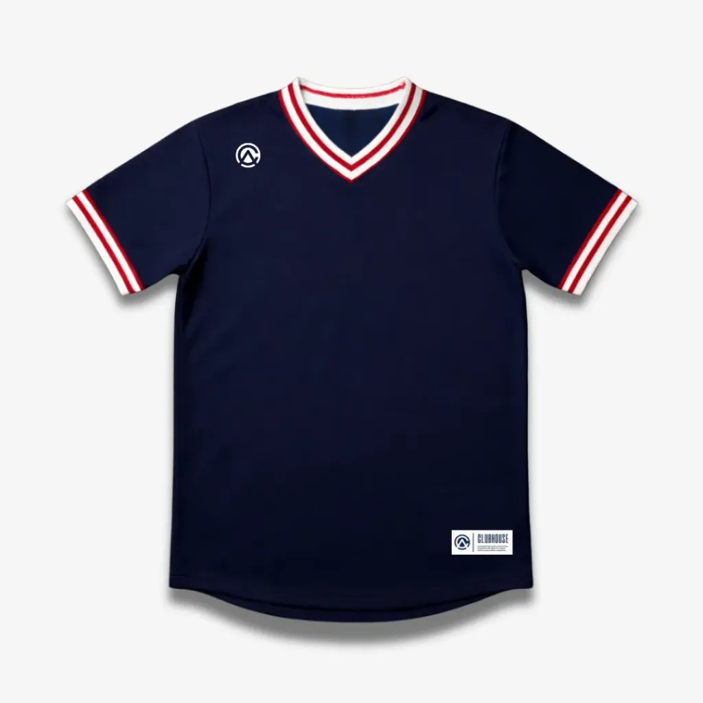 PrimeFit V-Neck Baseball Jersey