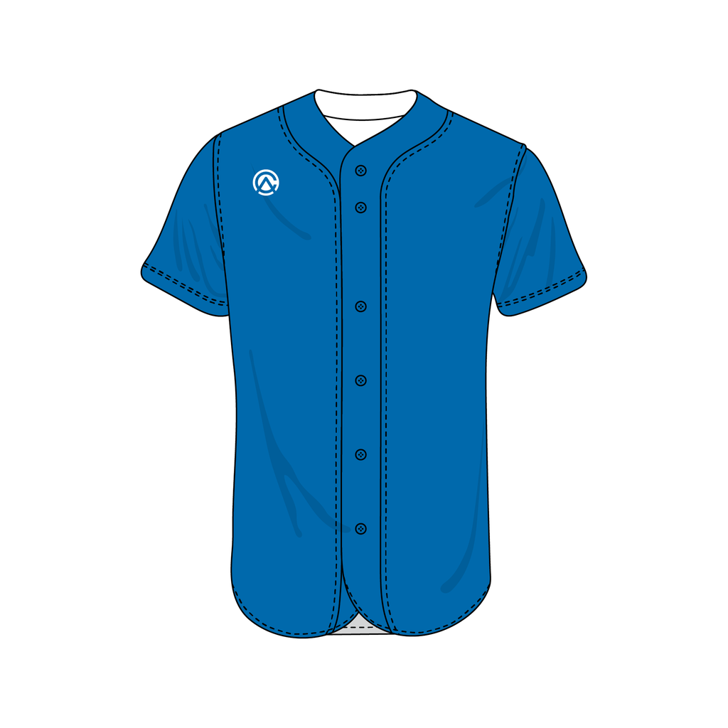 [C3100] Custom PrimeFit Full Button Baseball Jersey