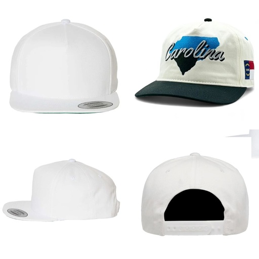 Five-Panel Cotton Twill Snapback Cap (YP Classics)