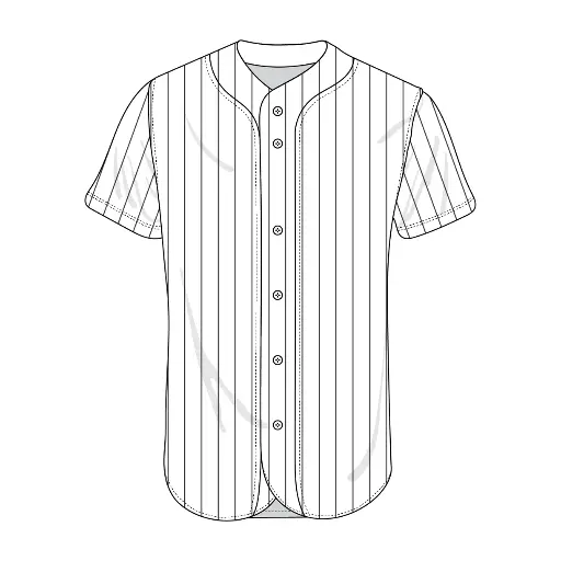 [123-32] Clubhouse Original: Pinstripe Baseball Jersey