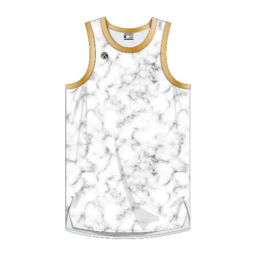 [123-23] Clubhouse Original: Marble Pattern Basketball Jersey