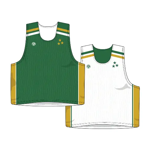 Reversible Geometric Lacrosse Pinnie